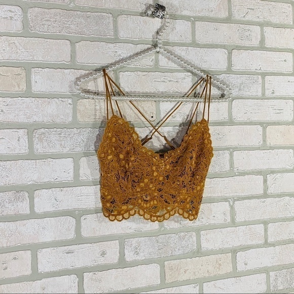Free People NWT Celine Bralette in Carmel - Picture 5 of 10